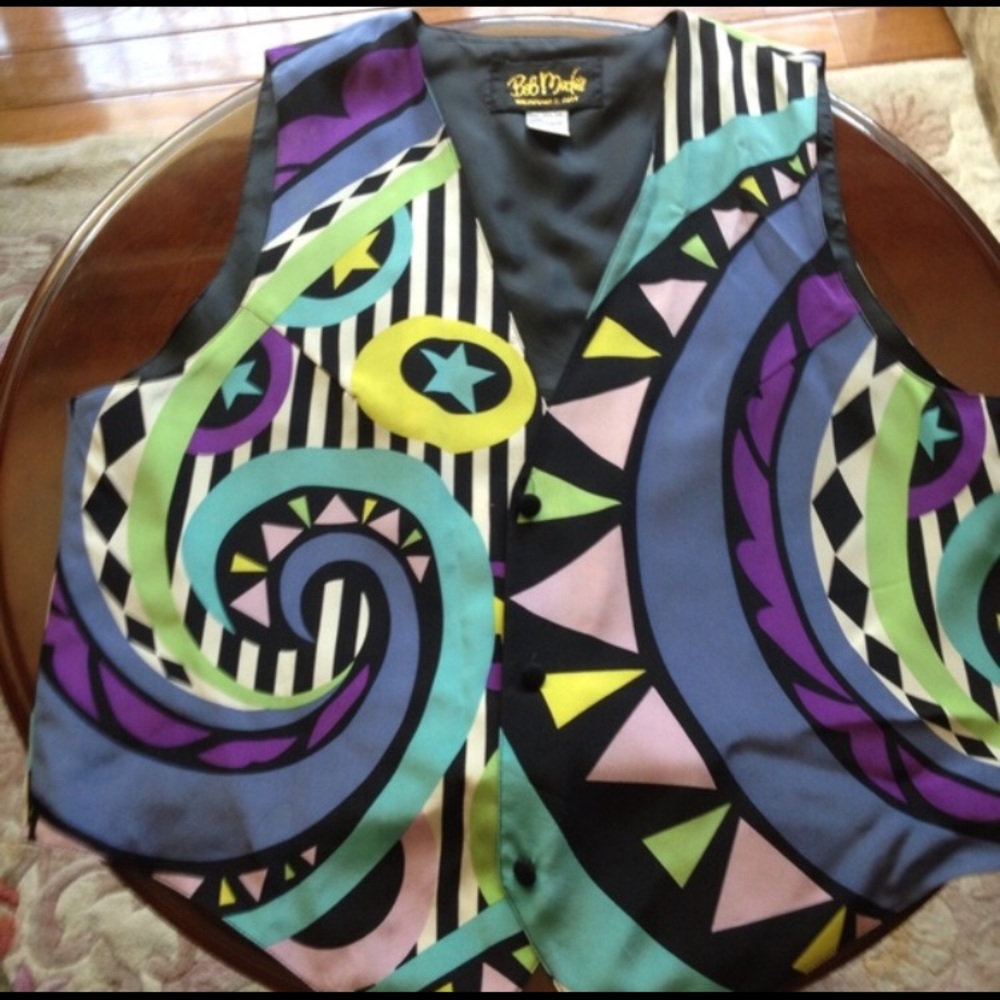 Bob Mackie silk vest